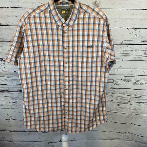 Eddie Bauer Oxford short sleeve shirt extra large tall￼ - Picture 2 of 6